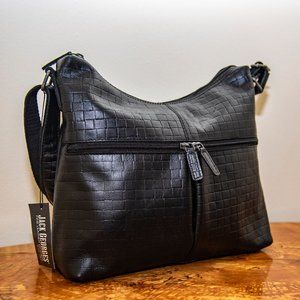 NWT Jack George's Genuine Leather Uptown Bag